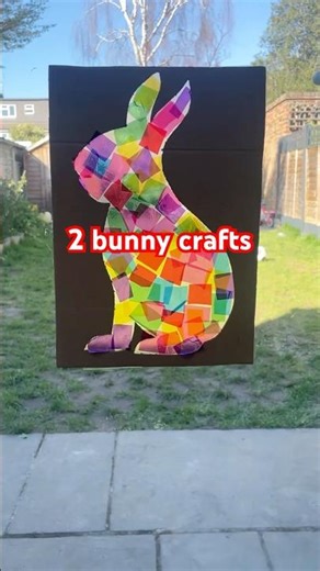 2 Easy Bunny Crafts for Kids 🐰 One Bunny Template, Two Fun Crafts!