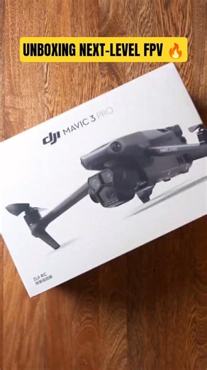 Unboxing DJI Mavic 3 Pro 😍🎁 | Next-Level FPV Drone Magic #djimavic3pro #unboxing #shortsfeed #viral