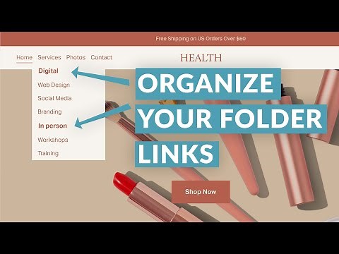 Add Sub Headings to Squarespace Folder Dropdowns