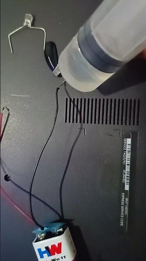 Electrical Conductivity of Salt water (NaCl solution) #experiment #conductivity