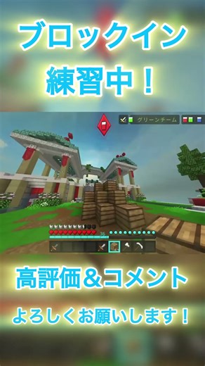 ブロックインってカッコイイよね #マイクラ #マインクラフト #hive #minecraft #controller