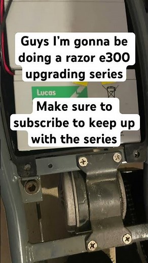 Razor e300 Upgrading series