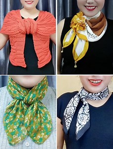 Easy Scarf Ideas #scarf #ScarfChallenge #style #fashion | Art & Craft