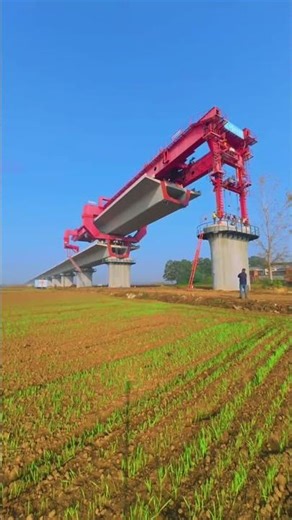 How a Bridge Is Installed#HowItsBuilt#Engineering#CivilEngineering#BridgeConstruction#Infrastructure