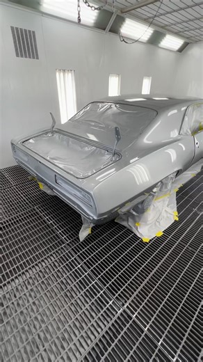 Cortez Silver in 1969.. tip for today, always hang your panels on the car or stand them the way they are going to sit on the car. If you spray a fender sitting up, a door laying down, the metallic lays different and you may have a color match problem. Just my opinion 😂 #musclecarandcorvettenatiinals #familybusiness #concours #autobody #painter #musclecar #chevy #locallyowned #restoration #mrautobody | Mr. Auto Body