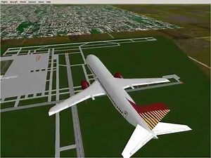 Microsoft Flight Simulator 98 | Lesson: VOR Hold: Boeing 737-400 |