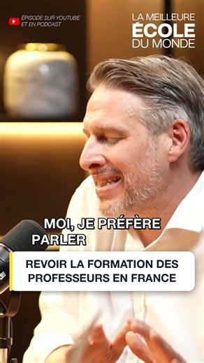 Il faut tout revoir dans la formation des professeurs 🍎
