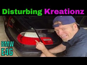 How to remove tail lights LED, OEM, and change bulbs. Ex. BMW E46