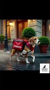 Poor Dog to TOMATO Delivery King #dog #aishorts #dogstory #youtubeshorts