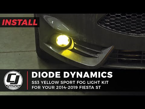 2014-2019 Fiesta ST Install | Diode Dynamics SS3 Pro Yellow SAE Fog Light Kit