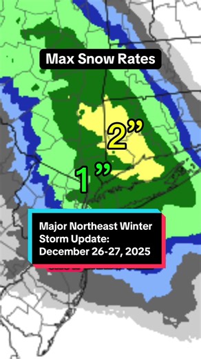 Northeast Winter Storm Update: December 26-27, 2025