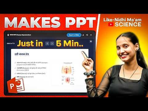 Gemini Converts PDF into Full PPT from One Prompt 😳 | New Update for Teachers!