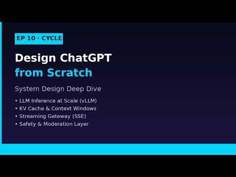 Design ChatGPT from Scratch | AI System Design Interview (Ep 10)