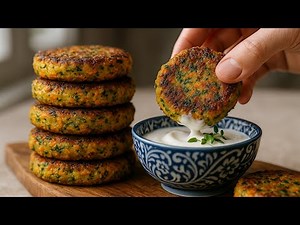 These chickpea patties taste better than meat! A simple and healthy recipe!