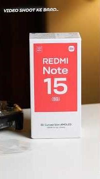 Redmi note 15 5g Unboxing!! #redmi #shorts