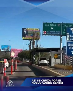 #TijuanaAlDía 🚗🇺🇸 Así se cruza por el nuevo carril Sentri desde la calle Segunda en Tijuana Te mostramos cómo luce el acceso al nuevo carril Sentri, que ya opera desde la calle Segunda rumbo a San Ysidro. Esta nueva ruta busca agilizar el cruce y reducir el tráfico en las avenidas principales. 🎥 Video: KSDY50 #Tijuana #Sentri #SanYsidro #Movilidad #Frontera | Tijuana al día