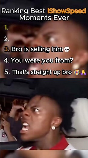 IShowSpeed’s Craziest Moments Ranked – You Won’t Believe #1 🤯🔥