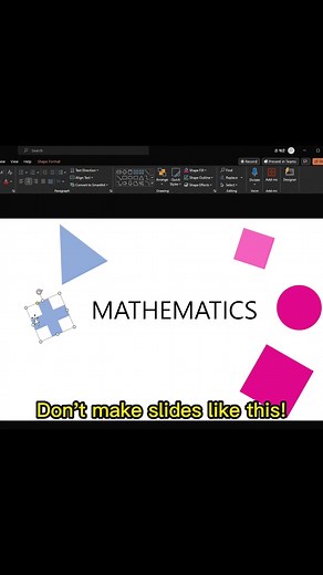 Easy Way to Create Math PowerPoint Presentation Title Slide