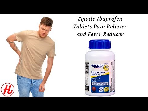 Equate Ibuprofen Tablets Pain Reliever and Fever Reducer
