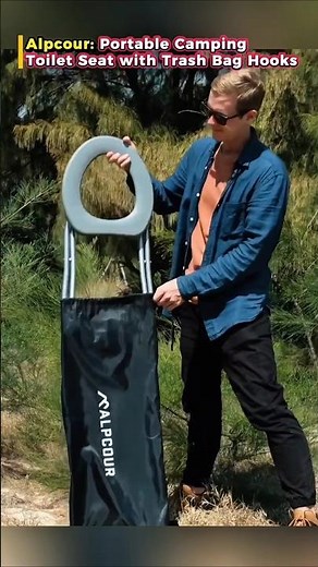 Portable Camping Toilet Seat ❗️❗️
