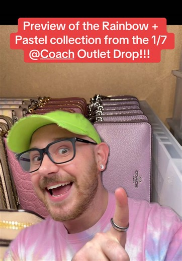 Exciting Preview of Coach's Rainbow Pastel Collection