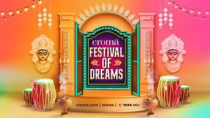Let us deliver your dreams this Pujo in a shopping bag as big as your heart with the Croma Festival Of Dreams! To avail of festive offers, click here: https://bit.ly/3LO3GTs #Croma #Pujo #FestivalOfDreams #CromaFestivalOfDreams #OffersAiseTyoharJaise #Offers #Electronics #Gadgets #Festival | Croma