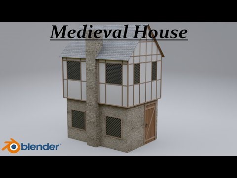 I Made This Medieval House In Blender!