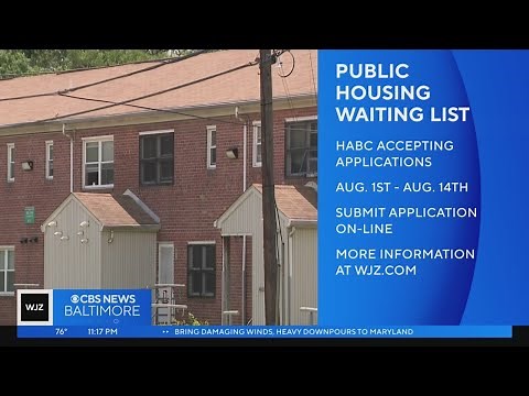 Baltimore City Low-Income Public Housing Program to start accepting applications