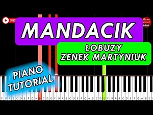 MANDACIK (Łobuzy ft. Zenek Martyniuk) 🎹 Piano Tutorial