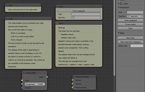 Add-on: Text Notes in Node Editor