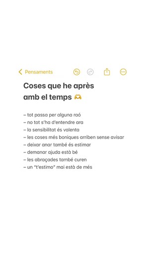 Catalan Words on Instagram: "Things I’ve learned over time ♥️💭 – everything happens for a reason – not everything has to make sense right now – sensitivity is brave – the best things come unannounced - letting go is also loving – asking for help is okay – hugs can heal too – an “I love you” is never too much"