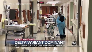 190K views · 2.6K reactions | DELTA VARIANT DOMINANT: The COVID-19 Delta variant is now the dominant strain in the U.S. and the mutation is responsible for over half of all new cases nationwide. Stephanie Ramos reports. https://abcn.ws/3hN2uzx | ABC World News Tonight with David Muir | Facebook