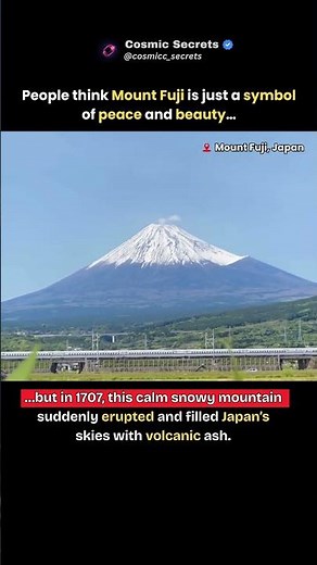 Mount Fuji’s Dark Secret They Never Told You 🌋😨 #short #viral #trending #viralvideo