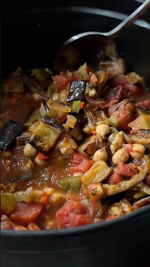 Vegan Eggplant Chickpea Stew Recipe