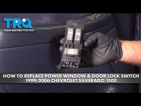 How to Replace Power Window & Door Lock Switch Chevrolet Silverado 1500 1999-2006