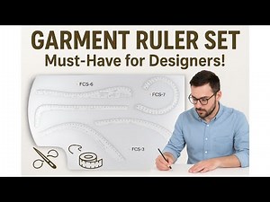 Full Set of Acrylic Garment Rulers | Sewing & Pattern Drafting Tools | Mr Redefined Clothing