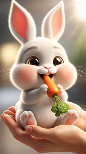 ASMR So Cute Rabbit | Eating Food | Animal Shorts|Baby Rabbit Eating