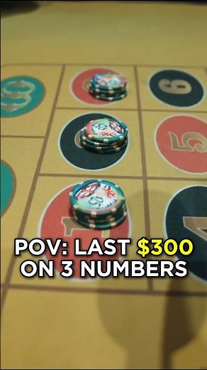 $300 on 3 Roulette numbers!! We need this one 😭
