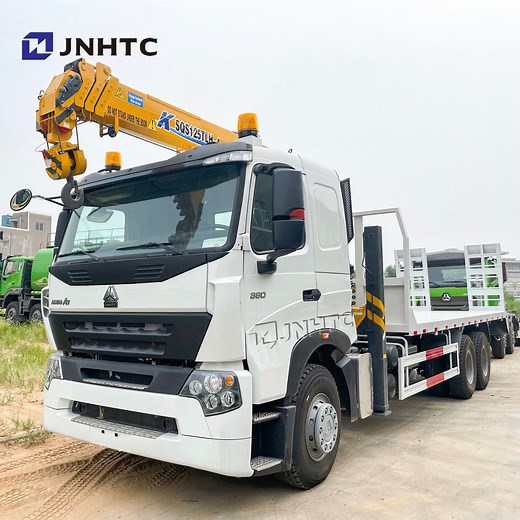 [Hot Item] Sino Truck HOWO 10 Ton Construction Telescopic Boom Truck Mounted Crane