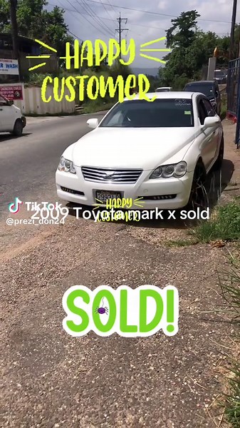 2009 Toyota Mark X Sold to Happy Customer