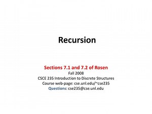 Recursion - SlideServe