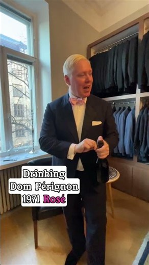 Drinking Dom Pérignon 1971 Rosé