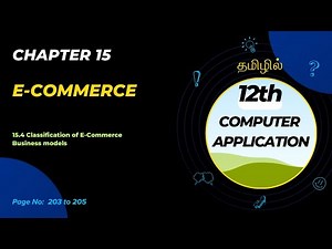 12th Computer Application | Chapter 15 ECommerce | Part 4 | in Tamil 🖥️📚 | TechSpot