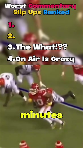 You won't believe what they said on air! 😬 Which slip-up is the worst? #SportsFails #LiveTV #comment