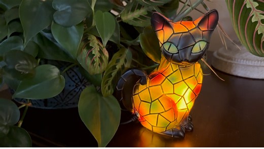 Watch Review of this cat lamp on Amazon Live