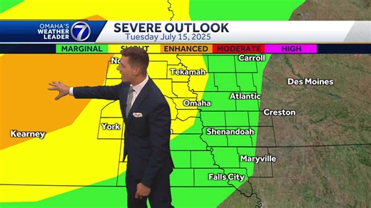 A hot Tuesday afternoon, storms return overnight