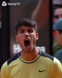 160K views · 2.2K reactions | Front row seats to Carlitos 掠 Enjoy the best court-level Alcaraz points from his opener in Madrid! | Tennis TV | Facebook