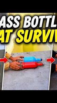 The Glass Bottles that survived rolling down stairs | Ultimate Oddly Satisfying ASMR