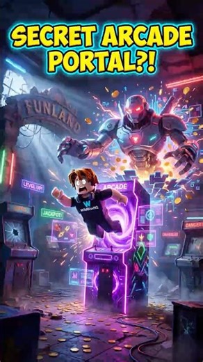 I Found a Secret Arcade Portal in Roblox!