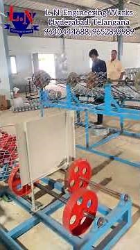 High Speed Fully Automatic Chain Link Machine ⚡Unmatched performance #chainlinkfence #jali #fence